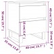 Sonata H Нощни шкафчета 2 бр сив сонома 40x35x50 см инженерно дърво