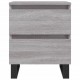 Sonata H Нощни шкафчета 2 бр сив сонома 40x35x50 см инженерно дърво