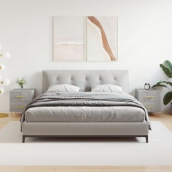 Sonata H Нощни шкафчета 2 бр бетонно сиво 40x35x47,5 см инженерно дърво - Noptiere