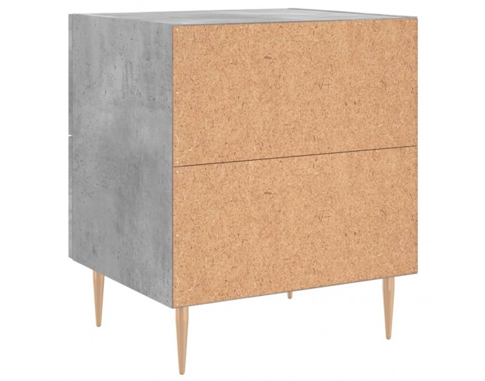 Sonata H Нощни шкафчета 2 бр бетонно сиво 40x35x47,5 см инженерно дърво