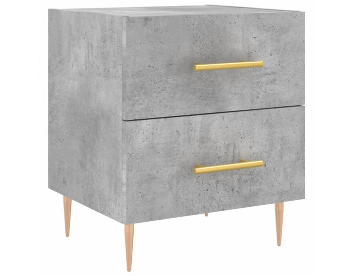Sonata H Нощни шкафчета 2 бр бетонно сиво 40x35x47,5 см инженерно дърво