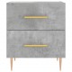 Sonata H Нощни шкафчета 2 бр бетонно сиво 40x35x47,5 см инженерно дърво