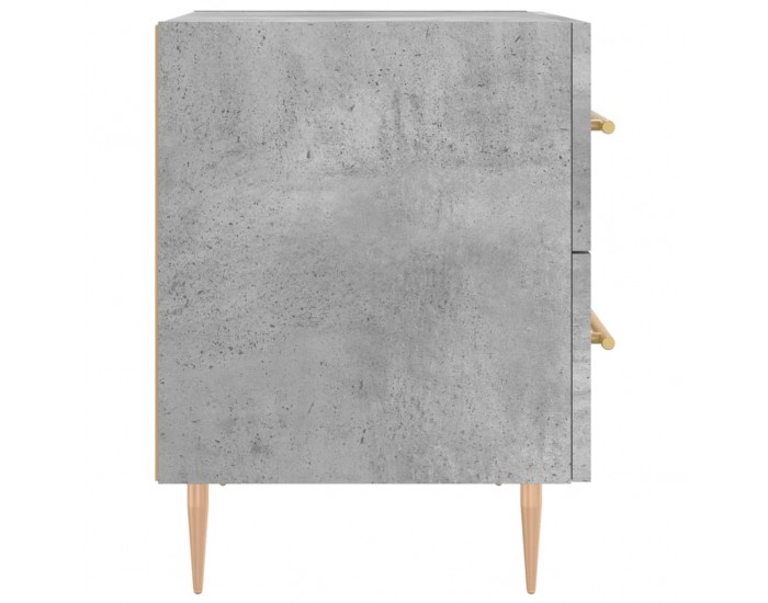 Sonata H Нощни шкафчета 2 бр бетонно сиво 40x35x47,5 см инженерно дърво