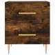 Sonata H Нощни шкафчета 2 бр опушен дъб 40x35x47,5 см инженерно дърво