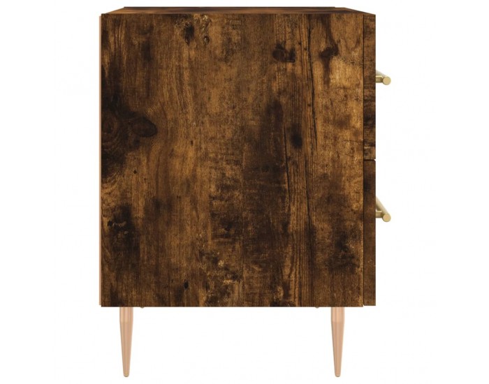 Sonata H Нощни шкафчета 2 бр опушен дъб 40x35x47,5 см инженерно дърво