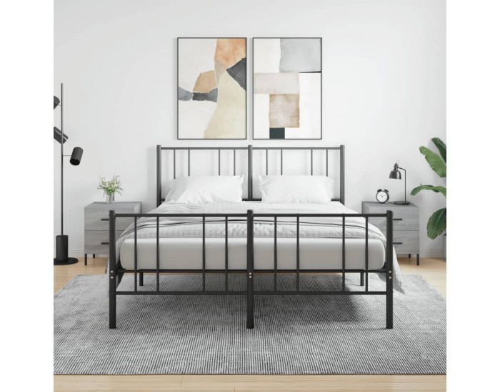 Sonata H Нощни шкафчета 2 бр сив сонома 40x35x47,5 см инженерно дърво