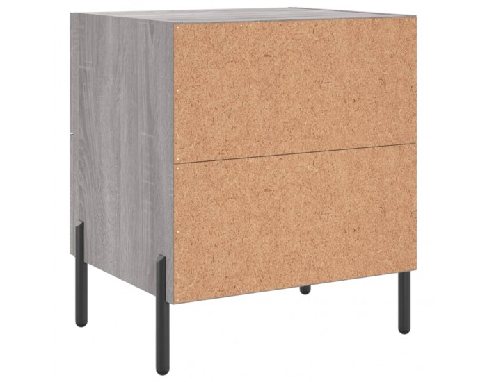 Sonata H Нощни шкафчета 2 бр сив сонома 40x35x47,5 см инженерно дърво