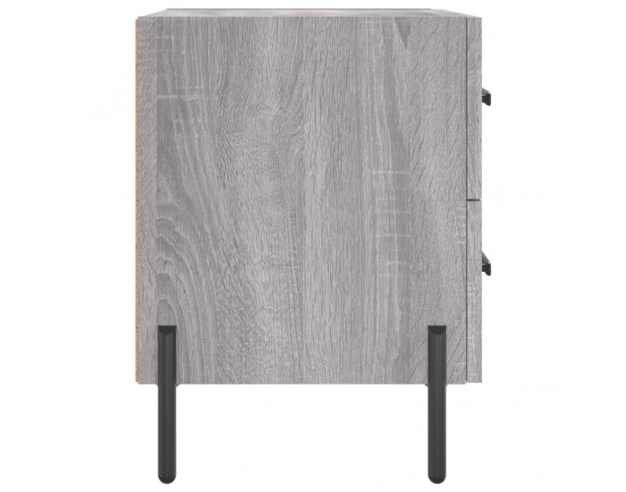 Sonata H Нощни шкафчета 2 бр сив сонома 40x35x47,5 см инженерно дърво