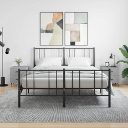 Sonata H Нощни шкафчета 2 бр бетонно сиво 40x35x47,5 см инженерно дърво - Noptiere
