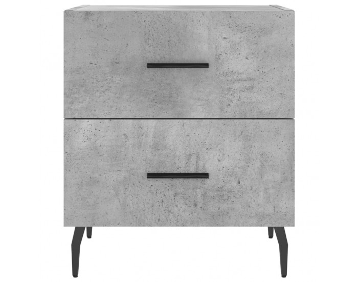 Sonata H Нощни шкафчета 2 бр бетонно сиво 40x35x47,5 см инженерно дърво