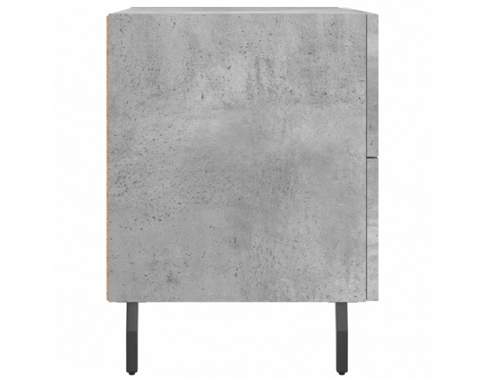 Sonata H Нощни шкафчета 2 бр бетонно сиво 40x35x47,5 см инженерно дърво