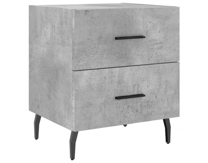 Sonata H Нощни шкафчета 2 бр бетонно сиво 40x35x47,5 см инженерно дърво