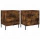 Sonata H Нощни шкафчета 2 бр опушен дъб 40x35x47,5 см инженерно дърво