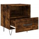 Sonata H Нощни шкафчета 2 бр опушен дъб 40x35x47,5 см инженерно дърво
