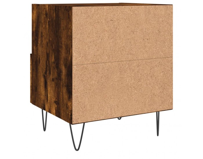Sonata H Нощни шкафчета 2 бр опушен дъб 40x35x47,5 см инженерно дърво