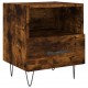 Sonata H Нощни шкафчета 2 бр опушен дъб 40x35x47,5 см инженерно дърво