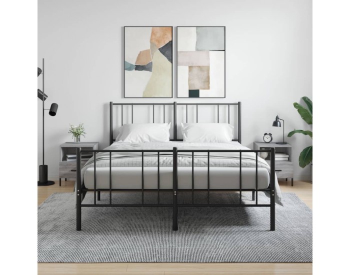 Sonata H Нощни шкафчета 2 бр сив сонома 40x35x47,5 см инженерно дърво