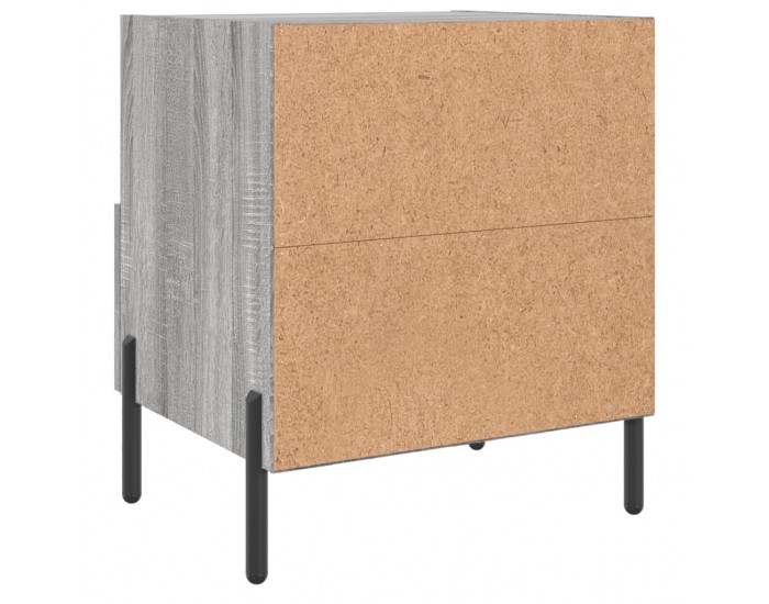 Sonata H Нощни шкафчета 2 бр сив сонома 40x35x47,5 см инженерно дърво