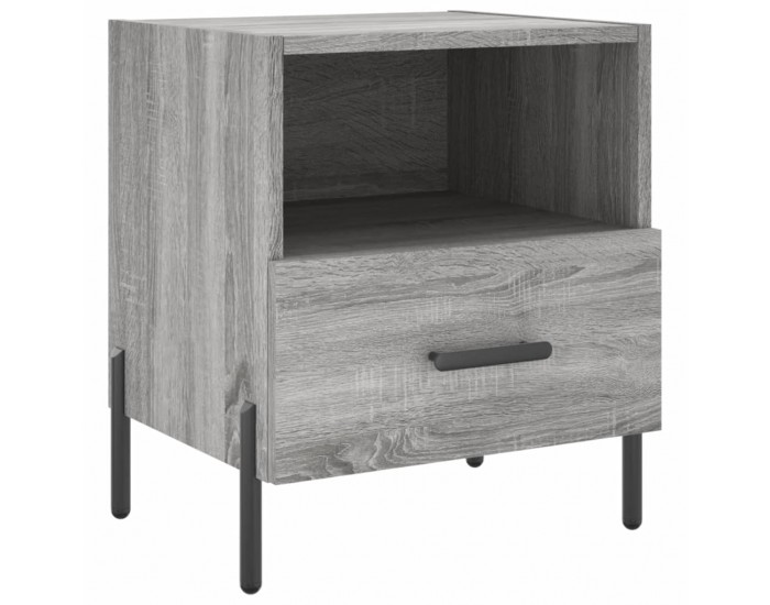 Sonata H Нощни шкафчета 2 бр сив сонома 40x35x47,5 см инженерно дърво