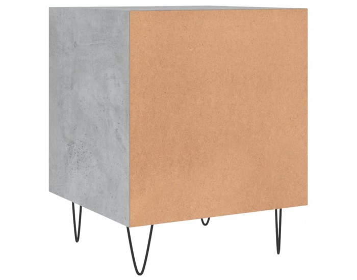 Sonata H Нощни шкафчета 2 бр бетонно сиво 40x40x50 см инженерно дърво