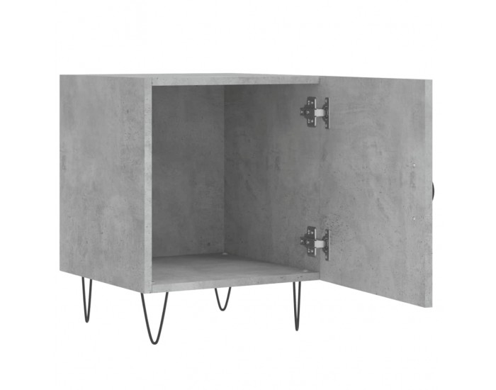 Sonata H Нощни шкафчета 2 бр бетонно сиво 40x40x50 см инженерно дърво