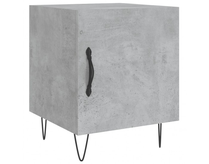 Sonata H Нощни шкафчета 2 бр бетонно сиво 40x40x50 см инженерно дърво