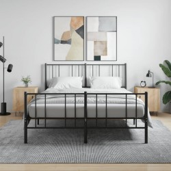 Sonata H Нощни шкафчета 2 бр дъб сонома 40x40x50 см инженерно дърво - Noptiere