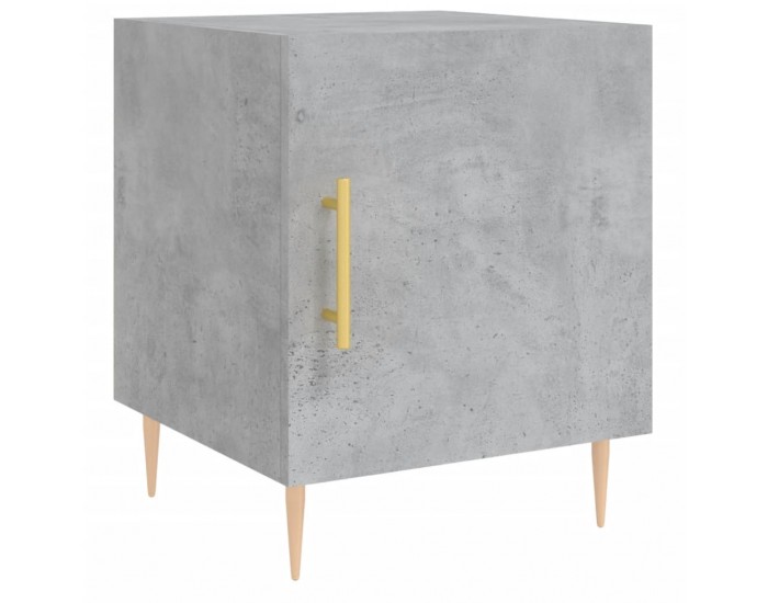 Sonata H Нощни шкафчета 2 бр бетонно сиво 40x40x50 см инженерно дърво