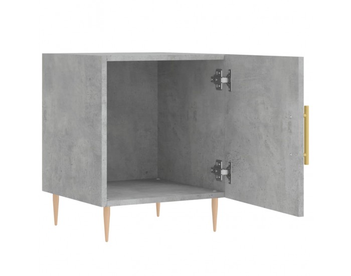 Sonata H Нощни шкафчета 2 бр бетонно сиво 40x40x50 см инженерно дърво