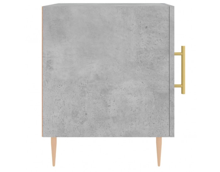 Sonata H Нощни шкафчета 2 бр бетонно сиво 40x40x50 см инженерно дърво