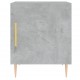 Sonata H Нощни шкафчета 2 бр бетонно сиво 40x40x50 см инженерно дърво
