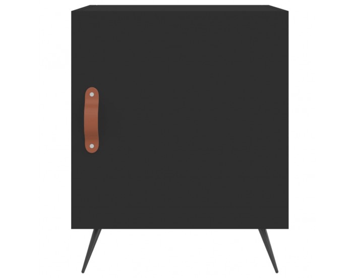 Sonata H Нощни шкафчета 2 бр черни 40x40x50 см инженерно дърво