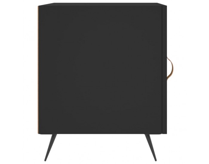 Sonata H Нощни шкафчета 2 бр черни 40x40x50 см инженерно дърво