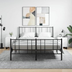 Sonata H Нощни шкафчета 2 бр бели 40x40x50 см инженерно дърво - Noptiere