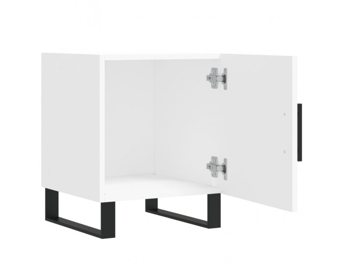 Sonata H Нощни шкафчета 2 бр бели 40x40x50 см инженерно дърво