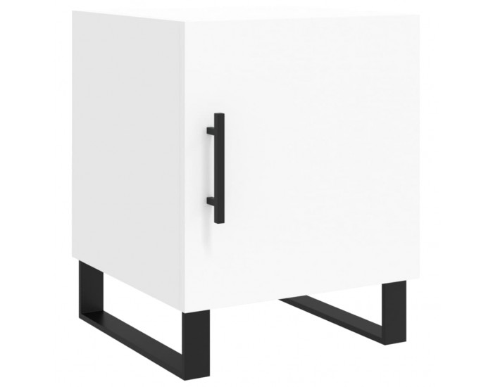 Sonata H Нощни шкафчета 2 бр бели 40x40x50 см инженерно дърво
