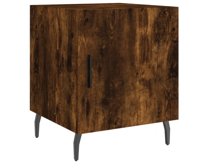 Sonata H Нощни шкафчета 2 бр опушен дъб 40x40x50 см инженерно дърво