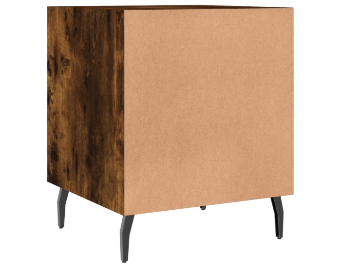 Sonata H Нощни шкафчета 2 бр опушен дъб 40x40x50 см инженерно дърво