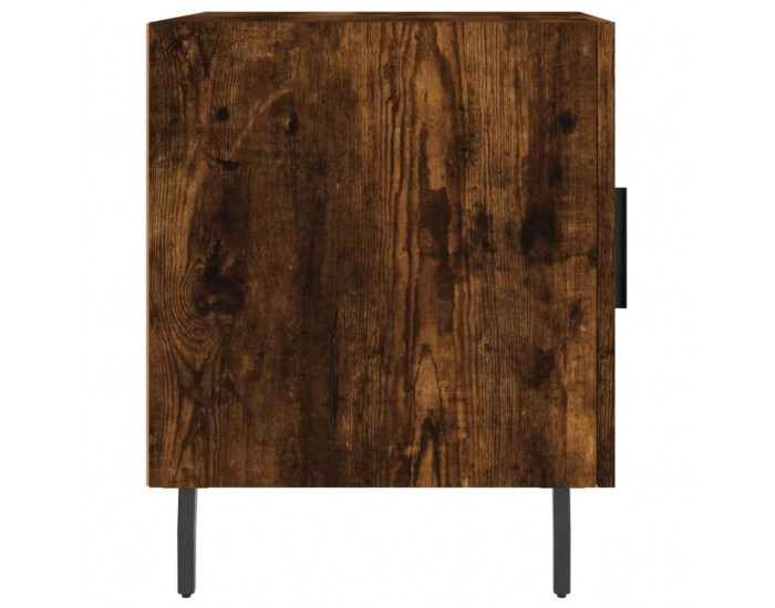 Sonata H Нощни шкафчета 2 бр опушен дъб 40x40x50 см инженерно дърво