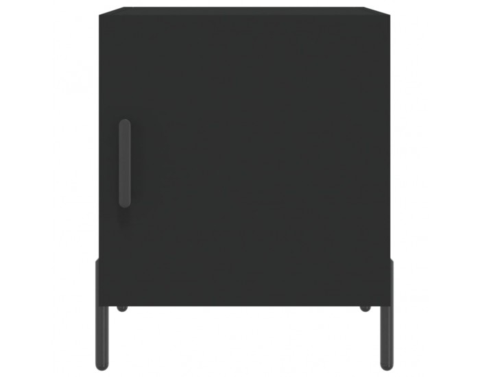 Sonata H Нощни шкафчета 2 бр черни 40x40x50 см инженерно дърво