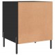 Sonata H Нощни шкафчета 2 бр черни 40x40x50 см инженерно дърво