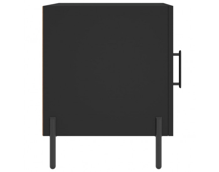Sonata H Нощни шкафчета 2 бр черни 40x40x50 см инженерно дърво