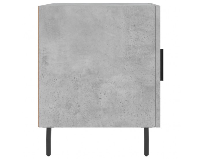 Sonata H Нощни шкафчета 2 бр бетонно сиво 40x40x50 см инженерно дърво