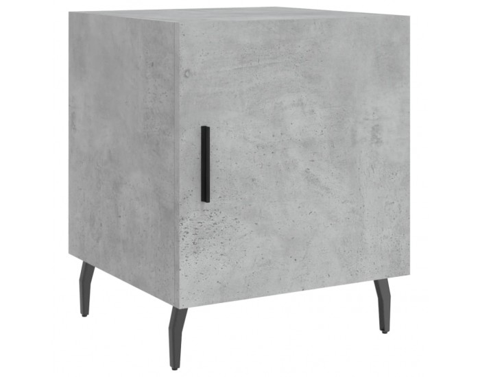 Sonata H Нощни шкафчета 2 бр бетонно сиво 40x40x50 см инженерно дърво