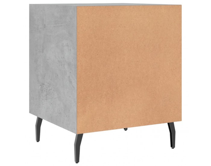 Sonata H Нощни шкафчета 2 бр бетонно сиво 40x40x50 см инженерно дърво