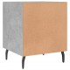 Sonata H Нощни шкафчета 2 бр бетонно сиво 40x40x50 см инженерно дърво