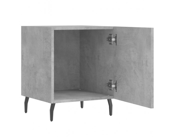 Sonata H Нощни шкафчета 2 бр бетонно сиво 40x40x50 см инженерно дърво