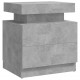 Sonata Noptieră, gri beton, 45x35x52 cm, lemn prelucrat