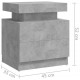 Sonata Noptieră, gri beton, 45x35x52 cm, lemn prelucrat