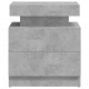 Sonata Noptieră, gri beton, 45x35x52 cm, lemn prelucrat